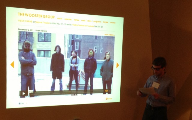 Wooster Group presents Pecha Kucha style