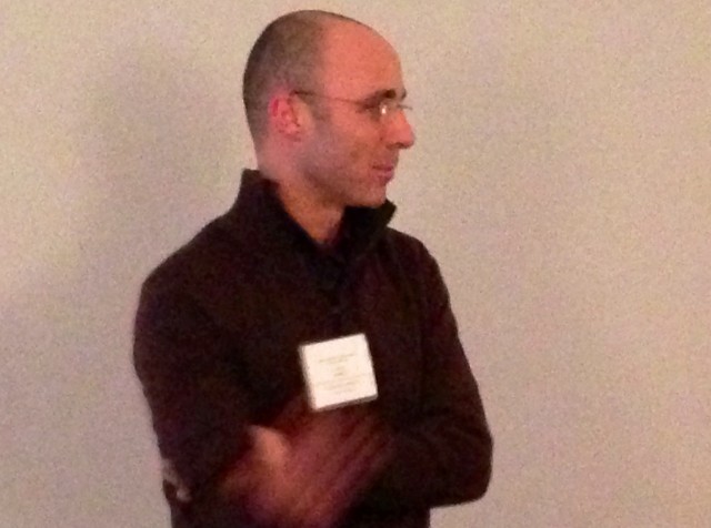 Dan Moulthrop puts some questions to the group