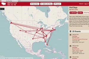HowlRound's New Play Map.